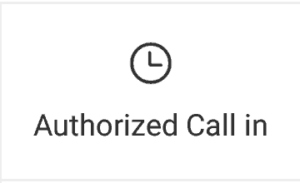 Authorized call in App Icon