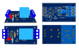 PCB isolated relay module