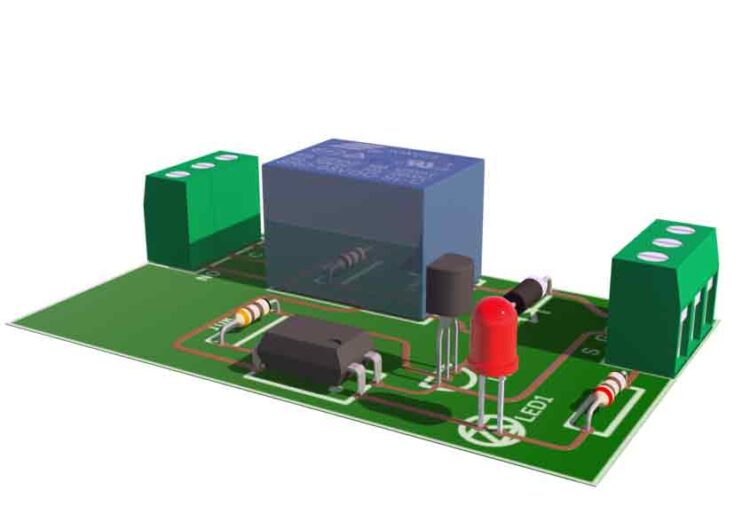 Isolated Input Relay circuit